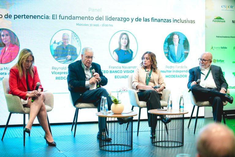 Panel «Sentido de pertenencia: el fundamento del liderazgo y de las finanzas inclusivas»